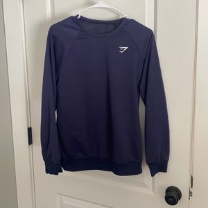 women’s gym shark crew neck